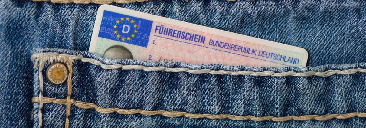 Führerschein in der Tasche